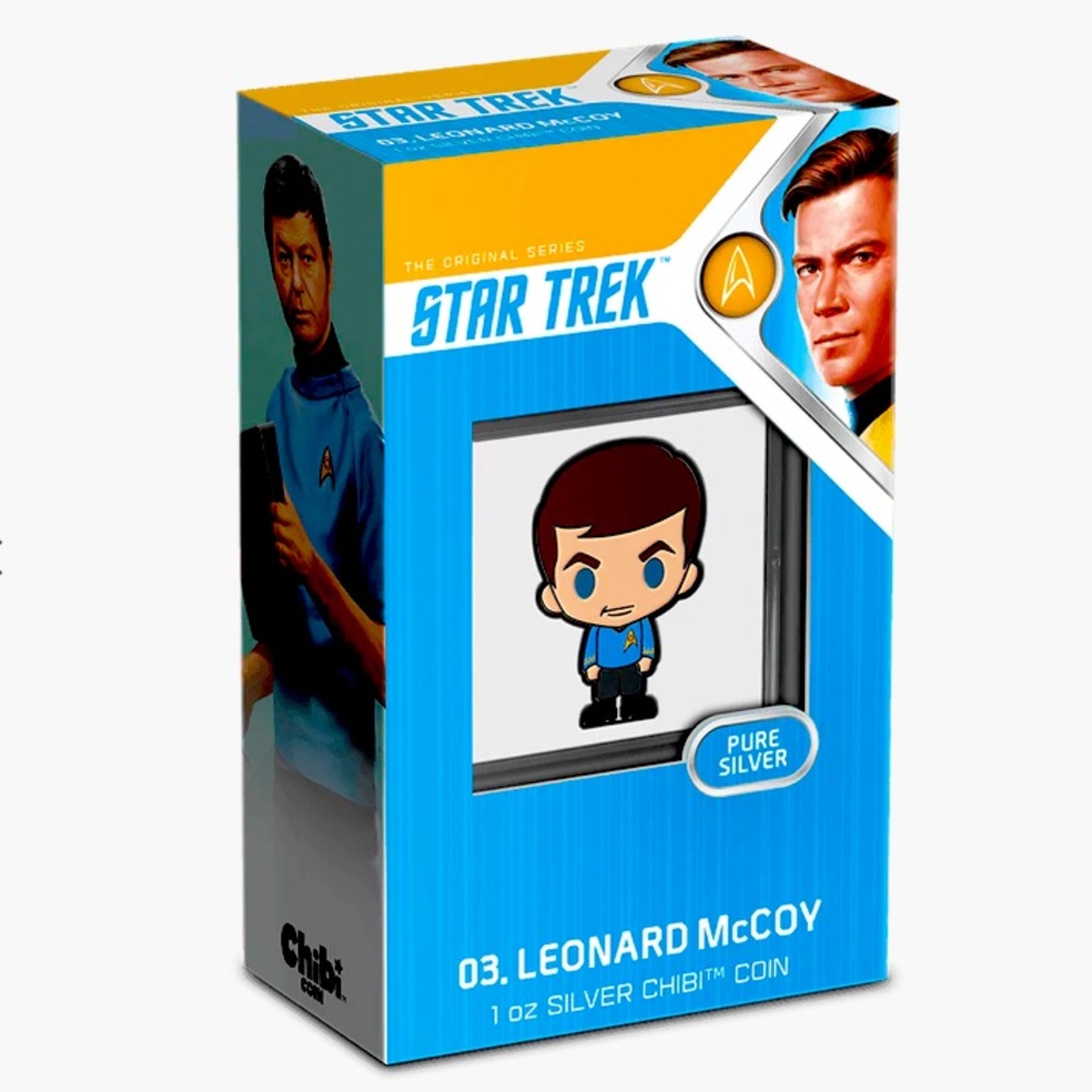 Star Trek – Leonard McCoy 1oz Silver Chibi® Coin
